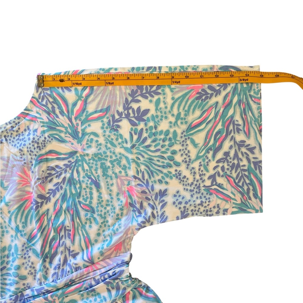 Lilly Pulitzer Parigi Boat Neck Romper Via Del Mar XL - Picture 6 of 11